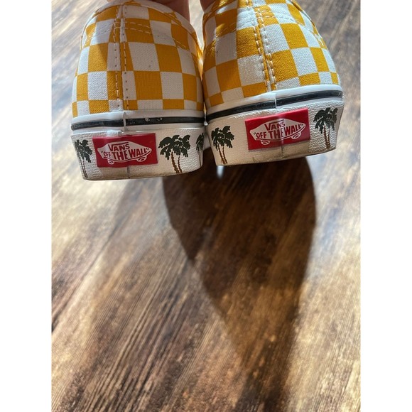 Vans Palm Tree/ Checkered Man’s Sidewall Sneaker size 8.0 - Picture 5 of 5